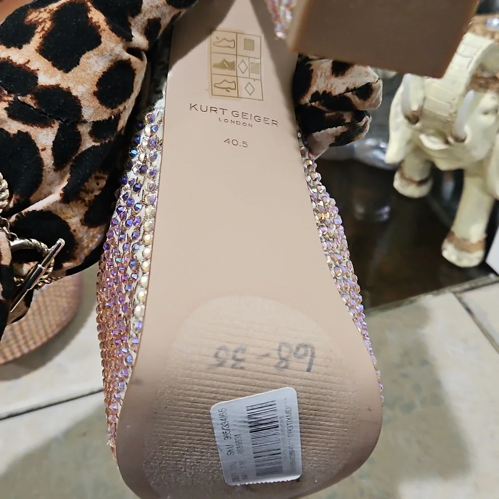 NWT! Kurt Geiger KENSINGTON PLATFORM Bling Heels - SOLD OUT! - Picture 7 of 13